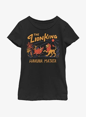 Disney The Lion King Hakuna Matata Sunrise Youth Girls T-Shirt