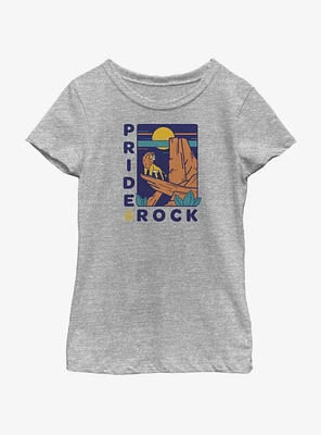 Disney The Lion King Pride Rock Badge Youth Girls T-Shirt