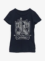 Disney Pixar Onward Crest Youth Girls T-Shirt