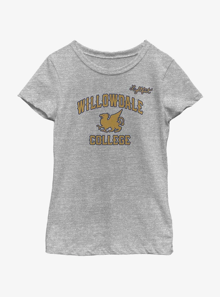 Disney Pixar Onward Willowdale College Youth Girls T-Shirt