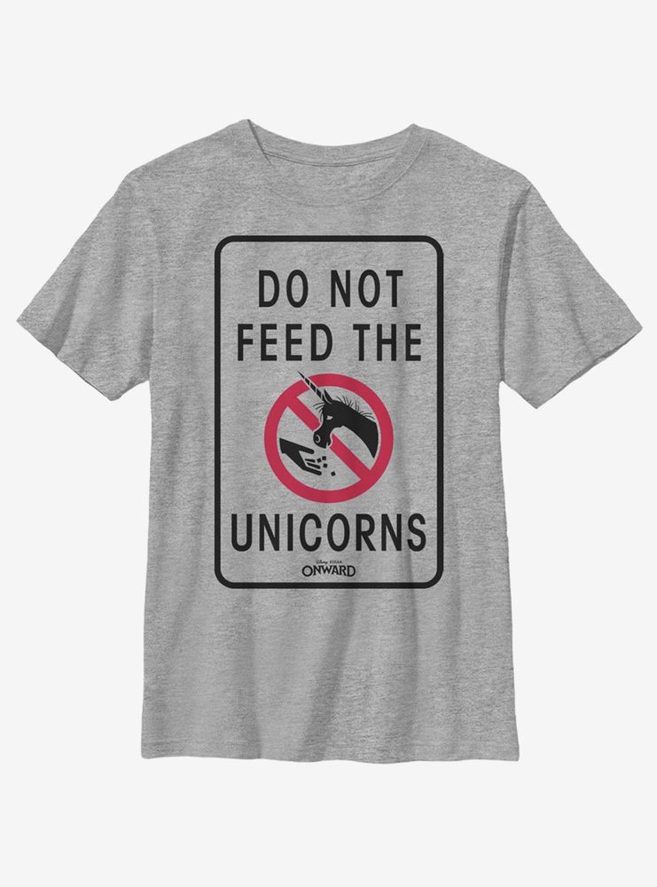 Disney Pixar Onward Don't Feed The Unicorns Youth T-Shirt