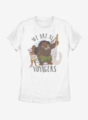 Disney Moana We Are All Voyagers Womens T-Shirt