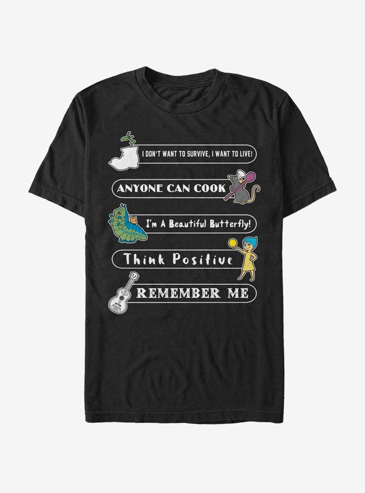 Disney Pixar Quotes T-Shirt