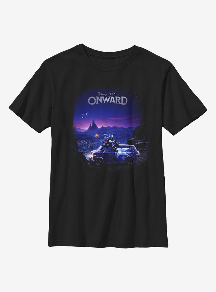 Disney Pixar Onward Poster Knockout Youth T-Shirt