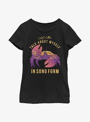 Disney Moana Tamatoa Song Form Youth Girls T-Shirt