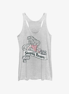 Disney Sleeping Beauty Antique Aurora Womens Tank Top