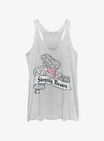 Disney Sleeping Beauty Antique Aurora Womens Tank Top