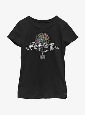Disney Pixar Up Adventure Doodle Balloons Youth Girls T-Shirt