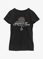 Disney Pixar Up Adventure Doodle Balloons Youth Girls T-Shirt