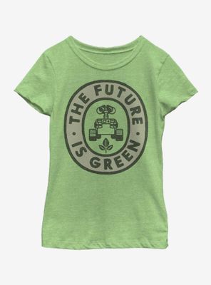 Disney Pixar WALL-E Green Future Youth Girls T-Shirt
