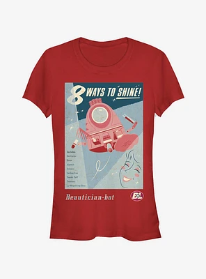 Disney Pixar Wall-E Beautician Bot Poster Girls T-Shirt