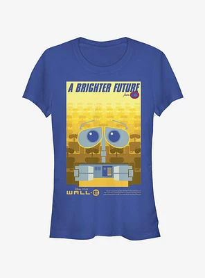 Disney Pixar Wall-E Brighter Future Poster Girls T-Shirt