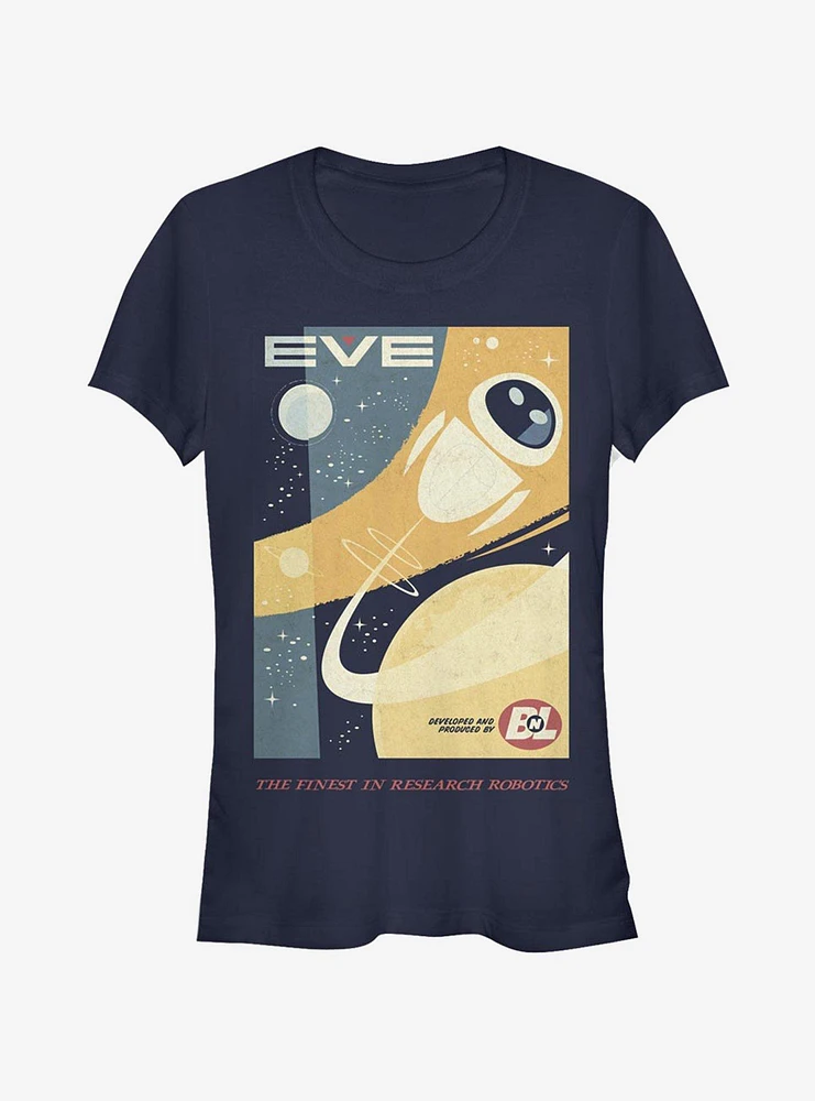 Disney Pixar Wall-E Eve Poster Girls T-Shirt