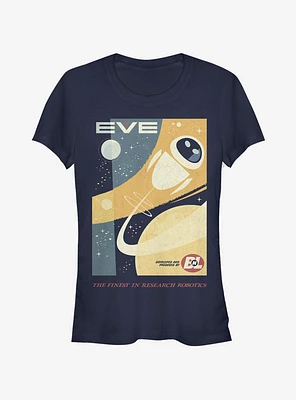 Disney Pixar Wall-E Eve Poster Girls T-Shirt