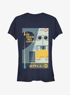 Disney Pixar Wall-E New Sensation Poster Girls T-Shirt
