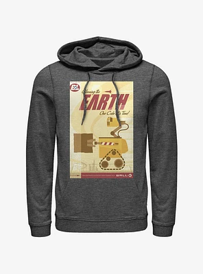 Disney Pixar Wall-E Cleaning The Earth Poster Hoodie