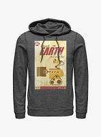 Disney Pixar Wall-E Cleaning The Earth Poster Hoodie