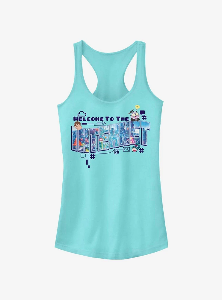 Disney Wreck-It Ralph Internet Welcome Girls Tank