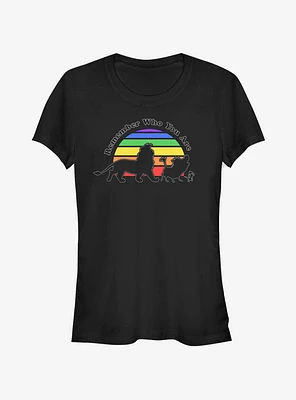 Disney The Lion King Remember Rainbow Girls T-Shirt