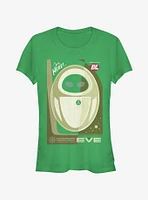 Disney Pixar Wall-E Eve Is Here Poster Girls T-Shirt