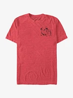 Disney The Lion King Timon And Pumbaa Vintage Line T-Shirt