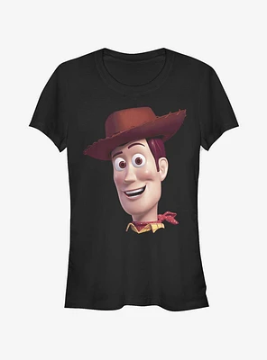 Disney Pixar Toy Story 4 Woody Big Face Girls T-Shirt
