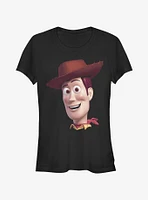 Disney Pixar Toy Story 4 Woody Big Face Girls T-Shirt