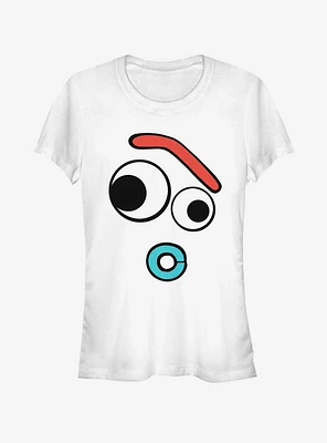 Disney Pixar Toy Story Big Face Curious Forky Girls T-Shirt