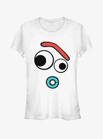 Disney Pixar Toy Story Big Face Curious Forky Girls T-Shirt