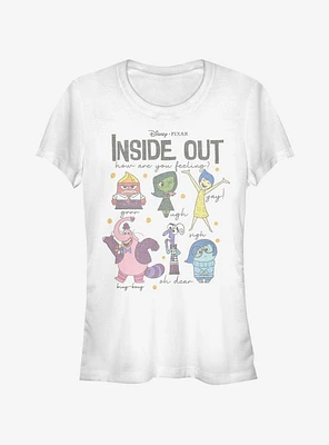 Disney Pixar Inside Out How Are You Feeling Girls T-Shirt