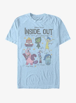Disney Pixar Inside Out How Are You Feeling T-Shirt