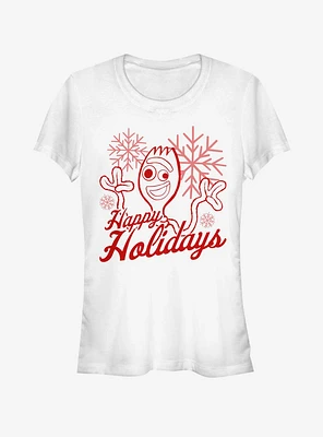 Disney Pixar Toy Story Forky Holidays Girls T-Shirt