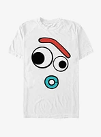 Disney Pixar Toy Story Big Face Curious Forky T-Shirt