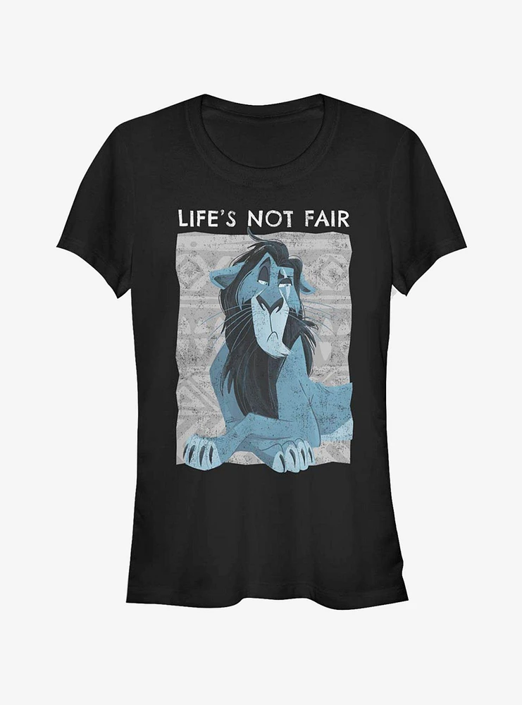 Disney The Lion King Scar Not Fair Girls T-Shirt