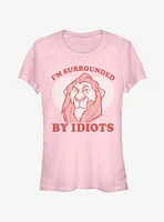 Disney The Lion King Surrounded Valentine Girls T-Shirt