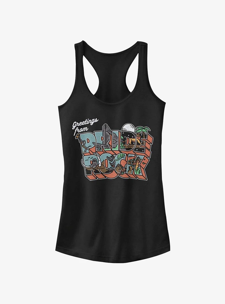 Disney The Lion King Greetings From Pride Rock Girls Tank