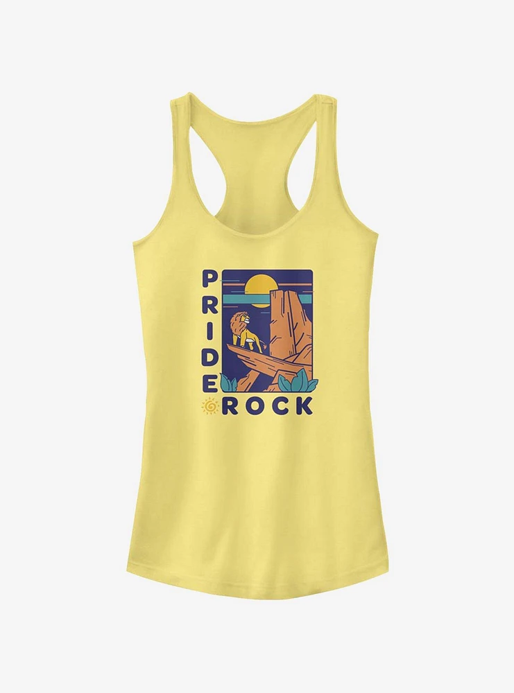 Disney The Lion King Pride Rock Badge Girls Tank