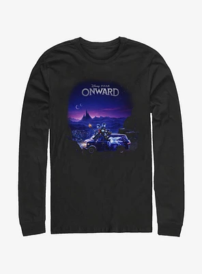 Disney Pixar Onward Poster Knockout Long-Sleeve T-Shirt