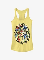 Disney The Lion King Simba Paint Girls Tank