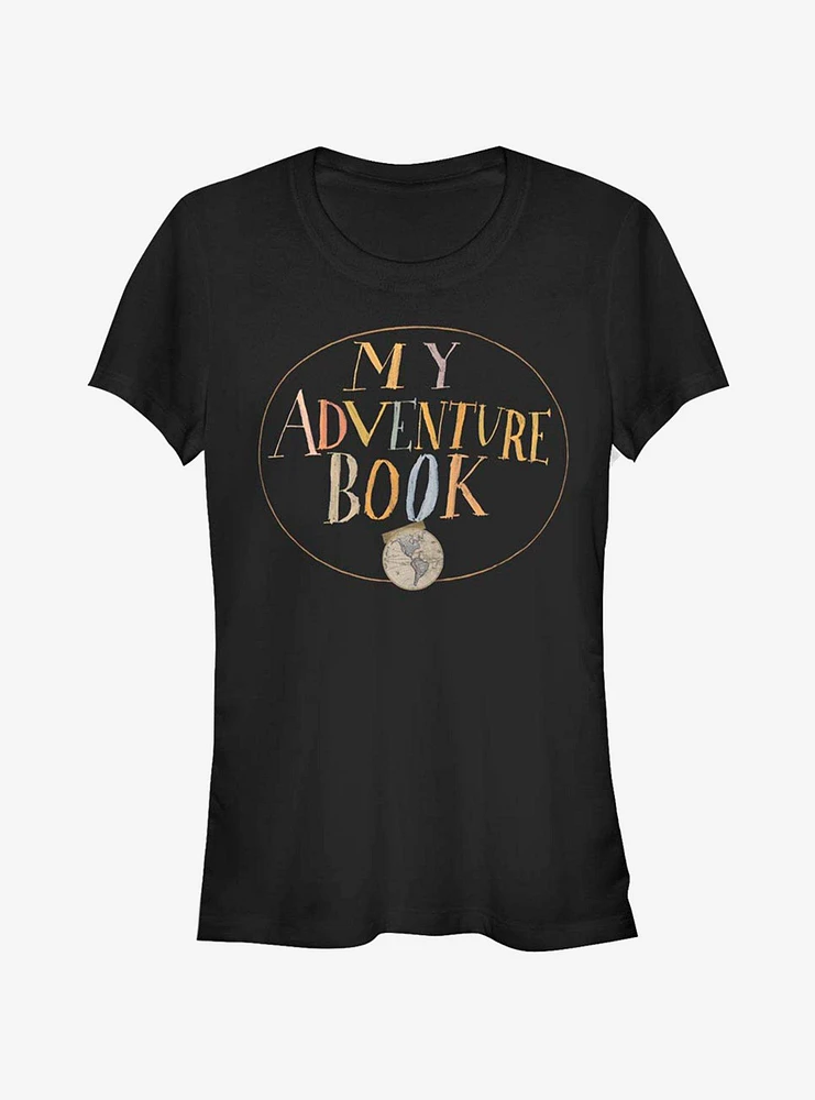 Disney Pixar Up Adventure Book Text Girls T-Shirt