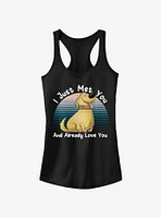 Disney Pixar Up Dug Already Love You Girls Tank