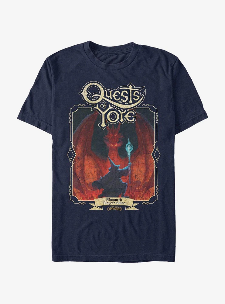 Disney Pixar Onward Quest Of Yore Cover T-Shirt