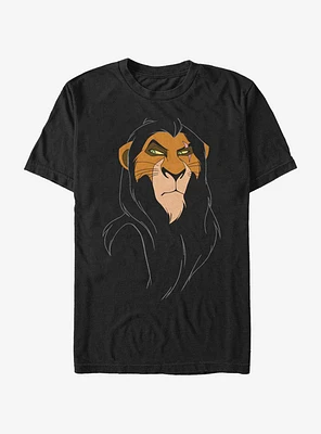 Disney The Lion King Big Face Scar T-Shirt