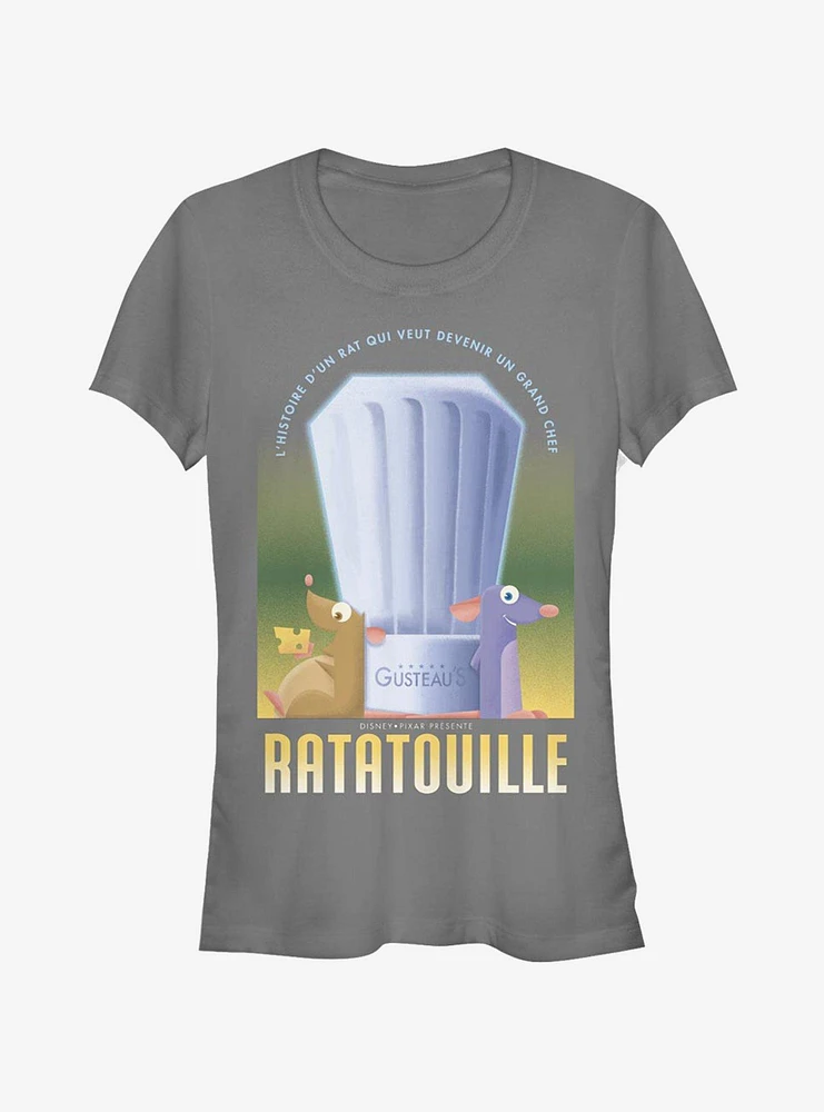 Disney Pixar Ratatouille Histoire Dun Rat Poster Girls T-Shirt