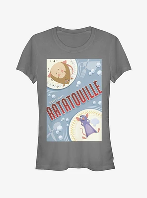 Disney Pixar Ratatouille Rat Plated Poster Girls T-Shirt