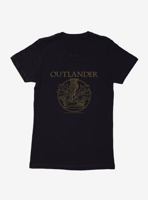 Outlander Crown Crest Womens T-Shirt