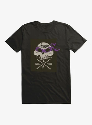 Teenage Mutant Ninja Turtles Donatello Bandana Skull And Weapons T-Shirt