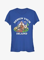 Animal Crossing Design Your Island Girls T-Shirt