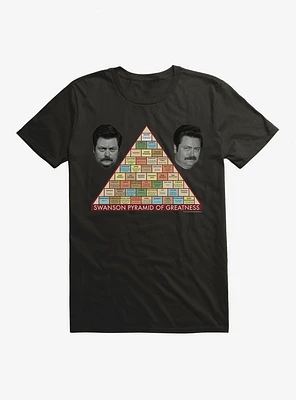 Parks And Recreation Swanson Pyramid Of Greatness T-Shirt