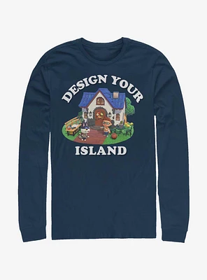 Animal Crossing Design Your Island Long-Sleeve T-Shirt